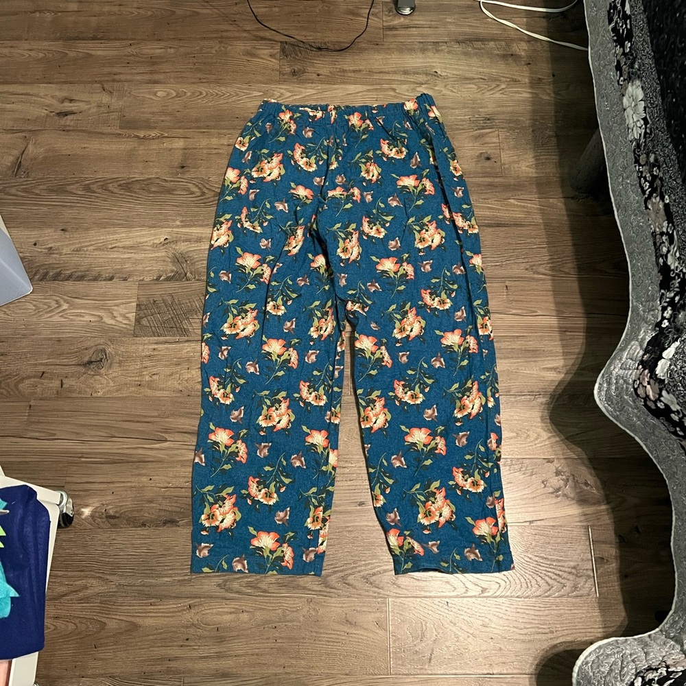 Fig and Flower Blue Floral Pajama Pants